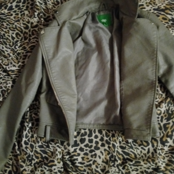 Grey XS leather jacket - Picture 2 of 3